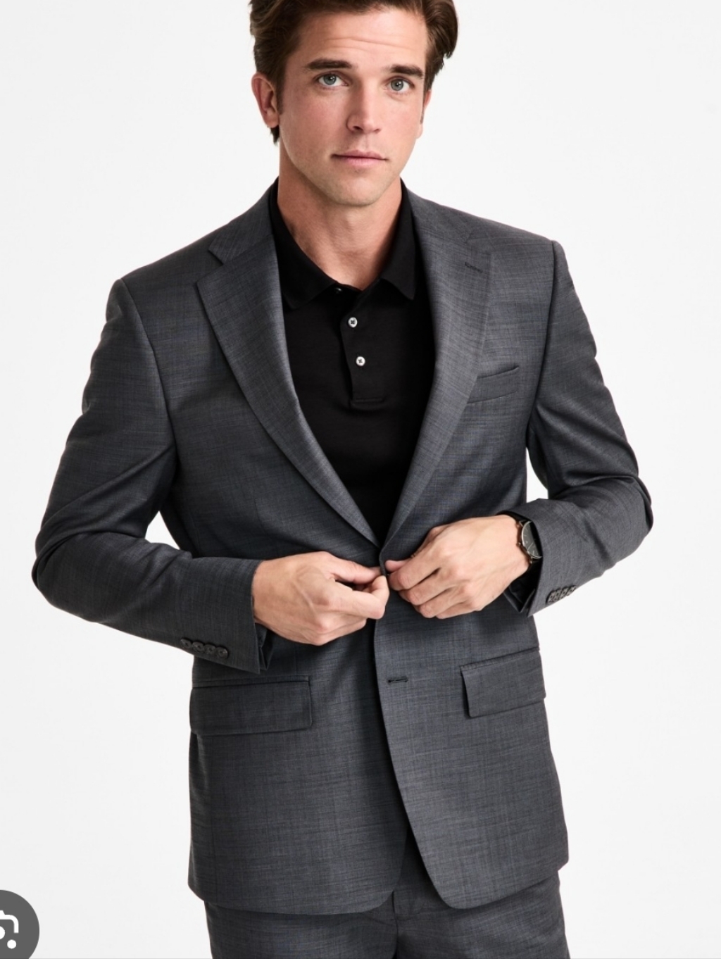 Nwt Calvin Klein Dark Gray Men's Blazer Jacket Slim Fit